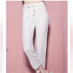 Wildfox Kara White Ribbed Lounge Pants NWT